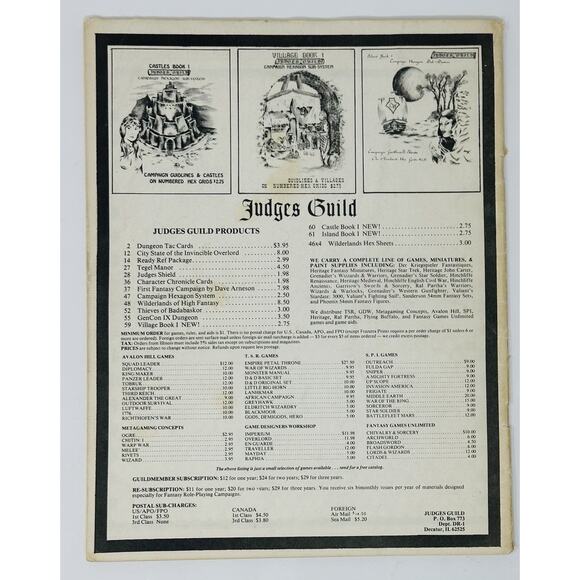 Judges Guild Campaign Hexagon System Dungeons & Dragons 1976 D&D - Picture 2 of 14